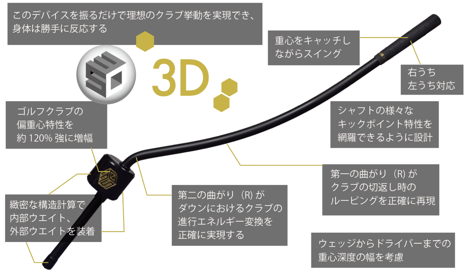 3D Swing Mentor スイングメンター ゴルフ練習器具 TASKゴルフ - その他